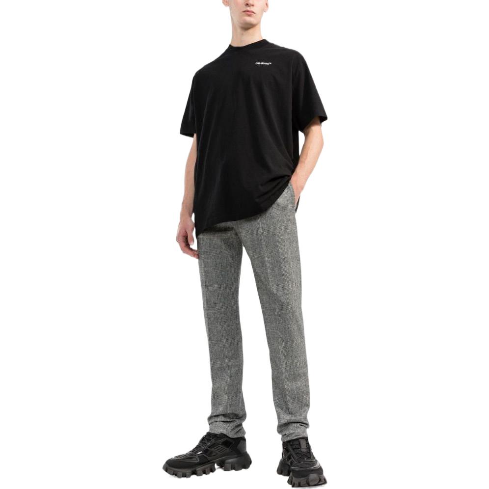 OFF-WHITE SS22  Black Arrow Logo Print T-Shirt Short Sleeve OMAA038C99JER00810011001 圖 3