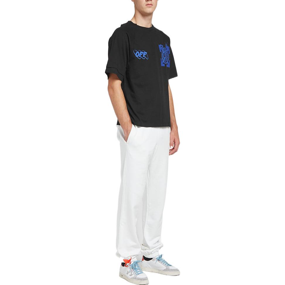 OFF-WHITE SS22  Classic Arrow Logo Cotton Black T-Shirt. OMAA078F191850171030 圖 3