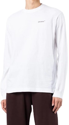 OFF-WHITE SS22 白色长袖标志印花T恤 OMAB064C99JER00301100110 Lookbook OFF-WHITE SS22 白色长袖标志印花T恤 OMAB064C99JER00301100110