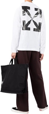 OFF-WHITE SS22 白色长袖标志印花T恤 OMAB064C99JER00301100110 Shop OFF-WHITE SS22 白色长袖标志印花T恤 OMAB064C99JER00301100110