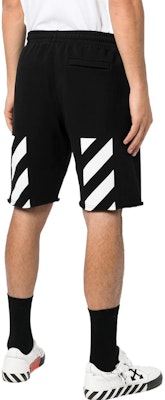 OFF-WHITE SS22 标志条纹休闲短裤 黑色 OMCI006C99FLE0011001 Details for OFF-WHITE SS22 标志条纹休闲短裤 黑色 OMCI006C99FLE0011001