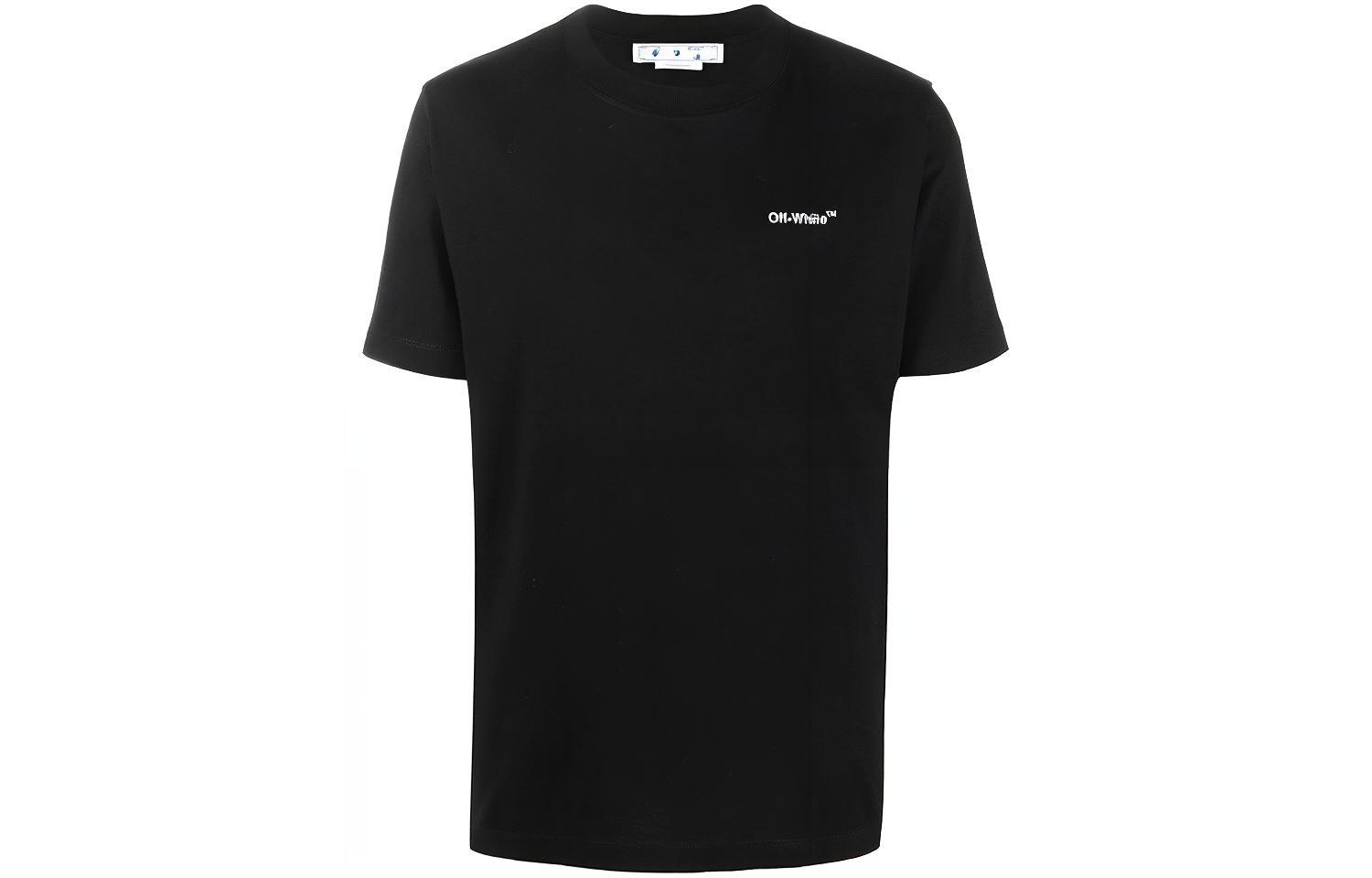 OFF-WHITE SS22 Arrow Logo Black Short Sleeve T-Shirt Men OMAA027C99JER0031001 圖 2