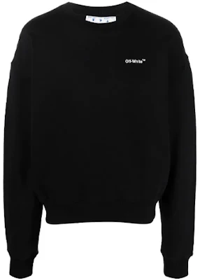 OFF-WHITE SS22 Arrow Print Sweater Hitam Crewneck Loose Fit OMBA058C99FLE0021001 Order OFF-WHITE SS22 Arrow Print Sweater Hitam Crewneck Loose Fit OMBA058C99FLE0021001