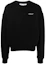 Order OFF-WHITE SS22 Arrow Print Sweater Hitam Crewneck Loose Fit OMBA058C99FLE0021001