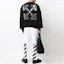 Purchase OFF-WHITE SS22 Arrow Print Sweater Hitam Crewneck Loose Fit OMBA058C99FLE0021001