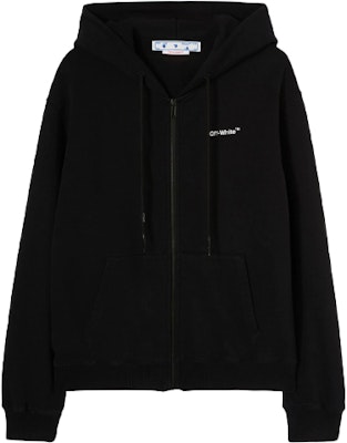 OFF-WHITE SS22 Hoodie Hitam Arrow Zip Oversized Fit Sweatshirt. OMBE013C99FLE0031001 Order OFF-WHITE SS22 Hoodie Hitam Arrow Zip Oversized Fit Sweatshirt. OMBE013C99FLE0031001