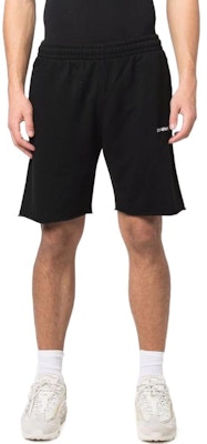 OFF-WHITE SS22 黑色Logo印花直筒短褲 男士經典版型 OMCI006C99FLE00510011001 Lookbook OFF-WHITE SS22 黑色Logo印花直筒短褲 男士經典版型 OMCI006C99FLE00510011001