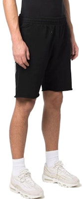 OFF-WHITE SS22 黑色Logo印花直筒短褲 男士經典版型 OMCI006C99FLE00510011001 Shop OFF-WHITE SS22 黑色Logo印花直筒短褲 男士經典版型 OMCI006C99FLE00510011001