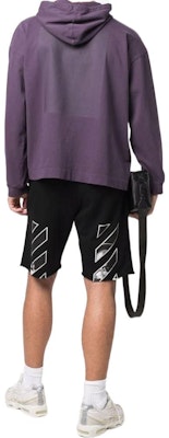 OFF-WHITE SS22 黑色Logo印花直筒短褲 男士經典版型 OMCI006C99FLE00510011001 Purchase OFF-WHITE SS22 黑色Logo印花直筒短褲 男士經典版型 OMCI006C99FLE00510011001