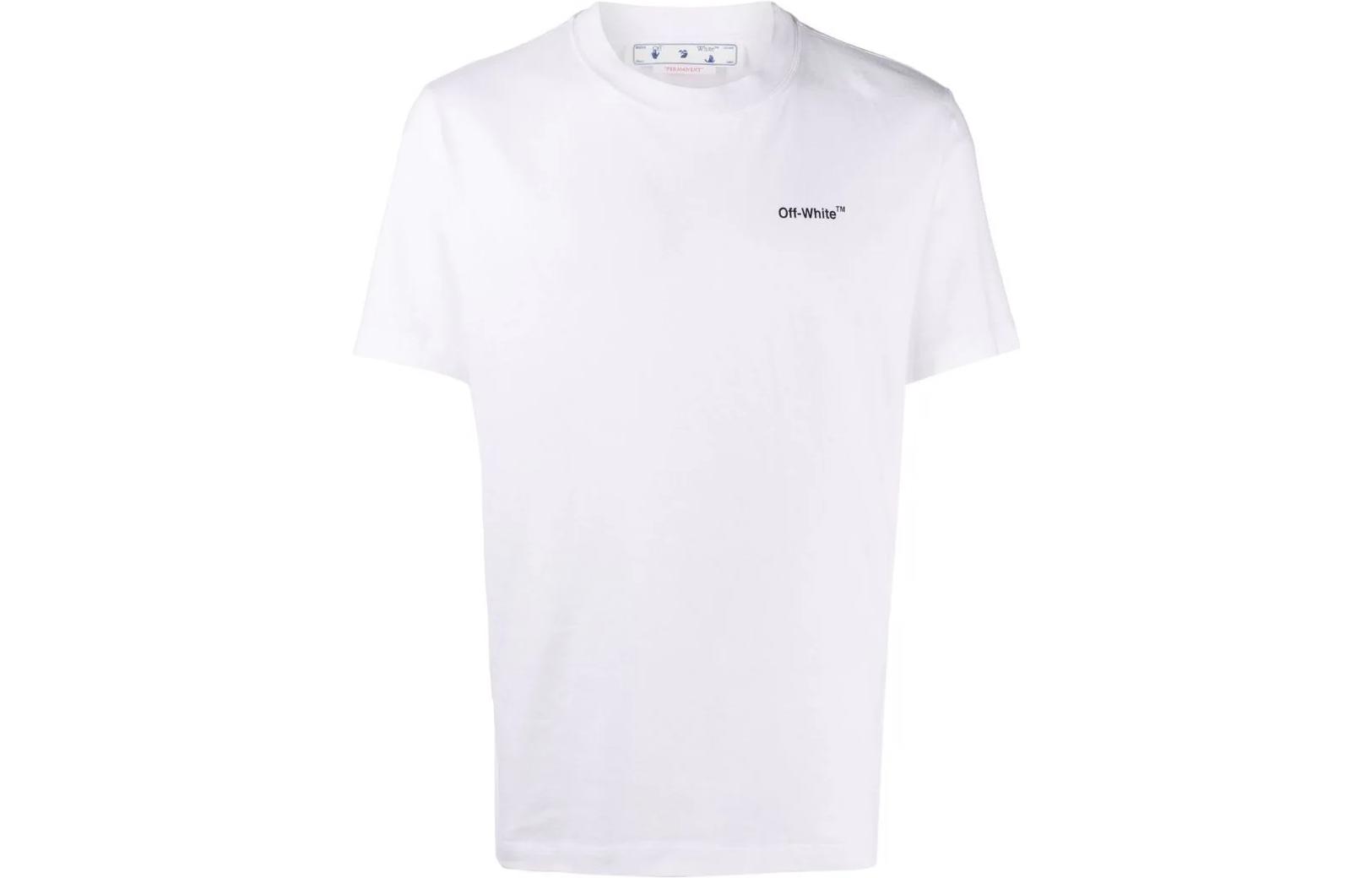 OFF-WHITE SS22 Caravaggio Arrow Graphic Tee White OMAA027C99JER00301100110 圖 2