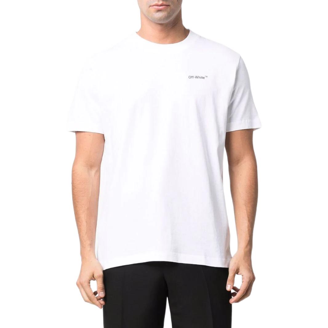 OFF-WHITE SS22 Caravaggio Arrow Graphic Tee White OMAA027C99JER00301100110 圖 3