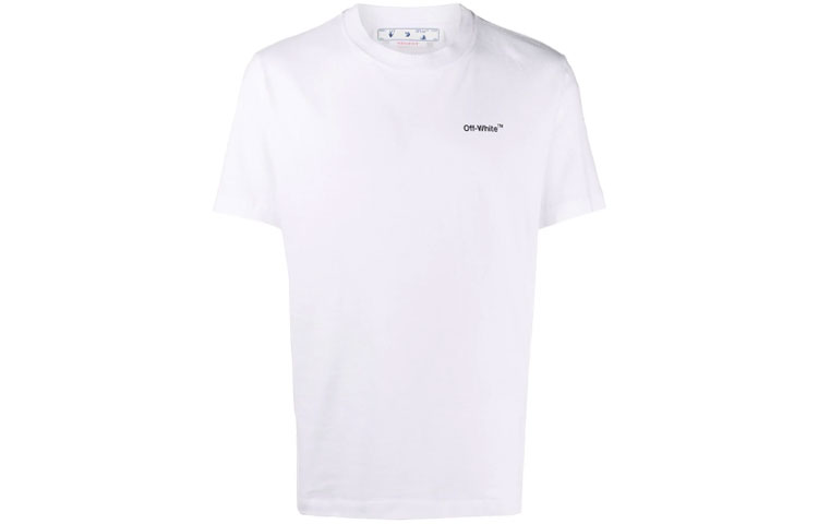 OFF-WHITE SS22 Caravaggio Arrows Graphic White Short Sleeve Tee Mens OMAA027C99JER0030110 圖 2