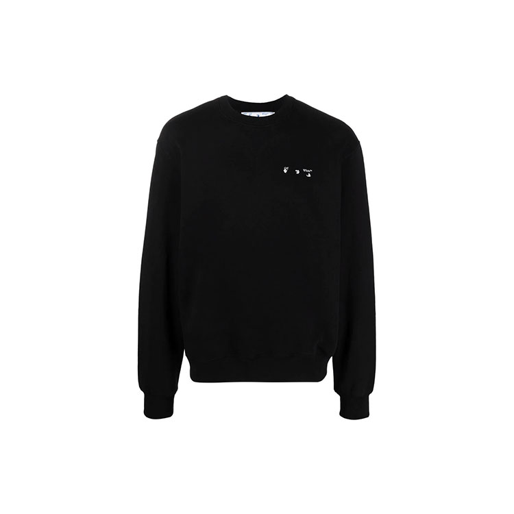 Order OFF-WHITE SS22 卡拉瓦喬繪畫長袖圓領衛衣 黑色 男款 OMBA057C99FLE0051001