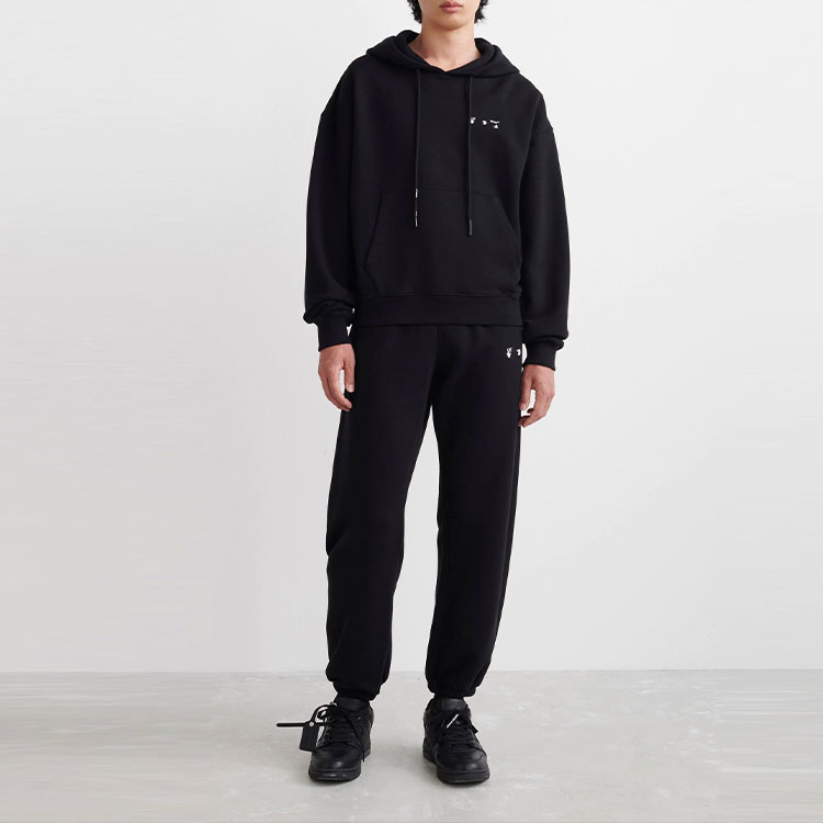 OFF-WHITE SS22 Caravaggio Painting Print Hoodie Black  Long Sleeve OMBB037C99FLE0041001 圖 3