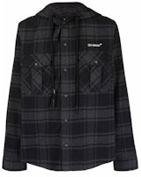 OFF-WHITE SS22 Checkered Hooded Long Sleeve Regular Fit Shirt Black Men’s OMGA225C99FAB0010701 OFF-WHITE SS22 Checkered Hooded Long Sleeve Regular Fit Shirt Black Men’s OMGA225C99FAB0010701