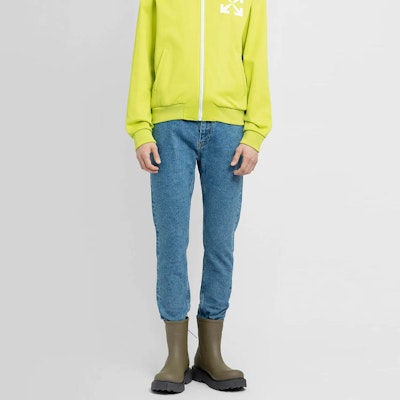 OFF-WHITE SS22经典直筒牛仔裤蓝色配腰带 常规版型 OMYA142C99DEN0024949 1