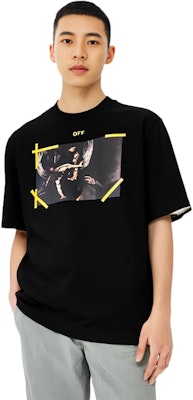 Camiseta Negra OFF-WHITE SS22 Flechas Diagonales Manga Corta. OMAA119C99JER0061001 Sizing Camiseta Negra OFF-WHITE SS22 Flechas Diagonales Manga Corta. OMAA119C99JER0061001