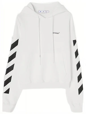 OFF-WHITE SS22 斜纹条纹连帽衫 白色 常规版型 OMBB037C99FLE0010110 Buy OFF-WHITE SS22 斜纹条纹连帽衫 白色 常规版型 OMBB037C99FLE0010110