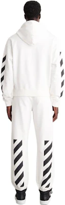 OFF-WHITE SS22 斜纹条纹连帽衫 白色 常规版型 OMBB037C99FLE0010110 Shop OFF-WHITE SS22 斜纹条纹连帽衫 白色 常规版型 OMBB037C99FLE0010110