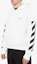 Purchase OFF-WHITE SS22 斜纹条纹连帽衫 白色 常规版型 OMBB037C99FLE0010110