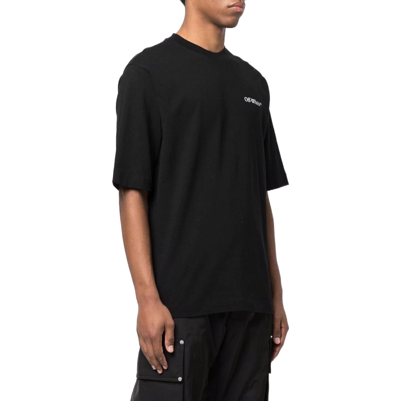 OFF-WHITE SS22 Graphic Print Relaxed Fit Black T-Shirt OMAA119S22JER0041001 圖 4