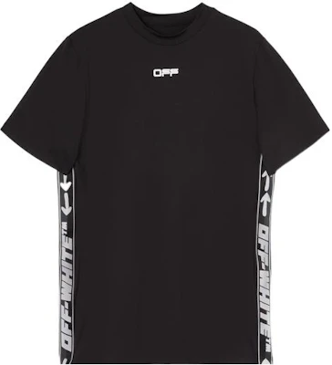 OFF-WHITE 2022春夏字母印花黑色短袖T恤 休闲版型 OMVA026C99FAB0011001 Order OFF-WHITE 2022春夏字母印花黑色短袖T恤 休闲版型 OMVA026C99FAB0011001