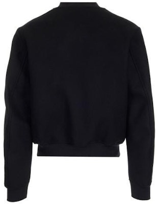 オフホワイト SS22 ロゴパッチ バーシティジャケット ブラック OMEA305C99FAB0011020 Lookbook オフホワイト SS22 ロゴパッチ バーシティジャケット ブラック OMEA305C99FAB0011020