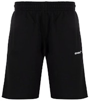 OFF-WHITE SS22 Marker Logo Print Black Casual Shorts. OMCI006C99FLE0051001 OFF-WHITE SS22 Marker Logo Print Black Casual Shorts. OMCI006C99FLE0051001