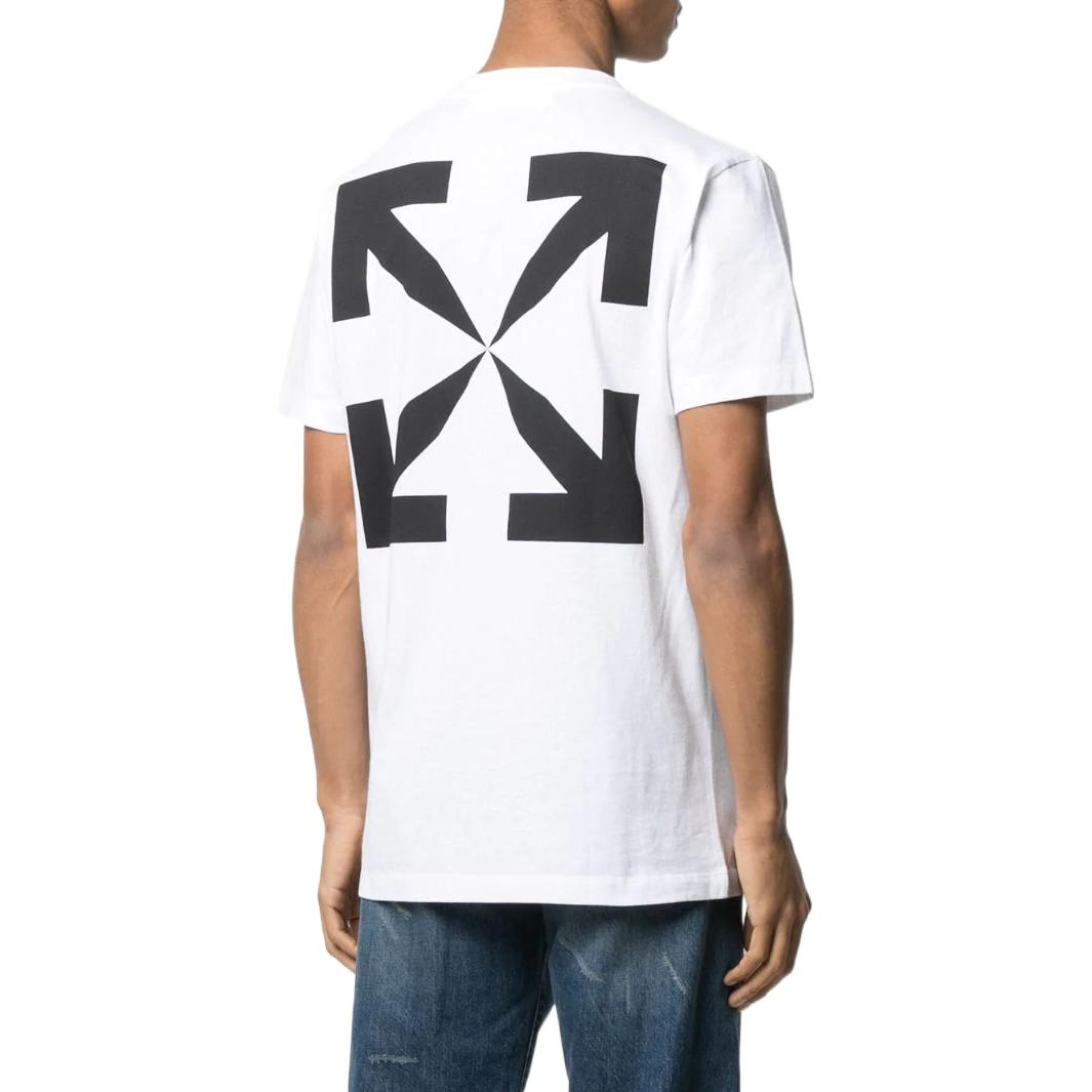 Shop Camiseta Blanca OFF-WHITE SS22 Gráfica Mona Lisa. OMAA027R21JER0020110WHITE
