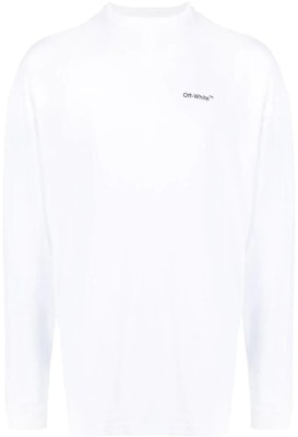 OFF-WHITE SS22 白色印花长袖圆领T恤 男款 OMAB032C99JER0010110 Order OFF-WHITE SS22 白色印花长袖圆领T恤 男款 OMAB032C99JER0010110