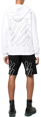 Off-White SS22 Solid Logo Print Zip-Up Hoodie Jacket White Menswear Classic Fit OMBE013F22FLE0070110 Purchase Off-White SS22 Solid Logo Print Zip-Up Hoodie Jacket White Menswear Classic Fit OMBE013F22FLE0070110
