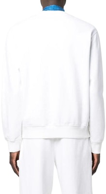 OFF-WHITE SS22 White Long Sleeve Crewneck Sweatshirt Casual Fit OMBA057C99FLE0100110 Shop OFF-WHITE SS22 White Long Sleeve Crewneck Sweatshirt Casual Fit OMBA057C99FLE0100110
