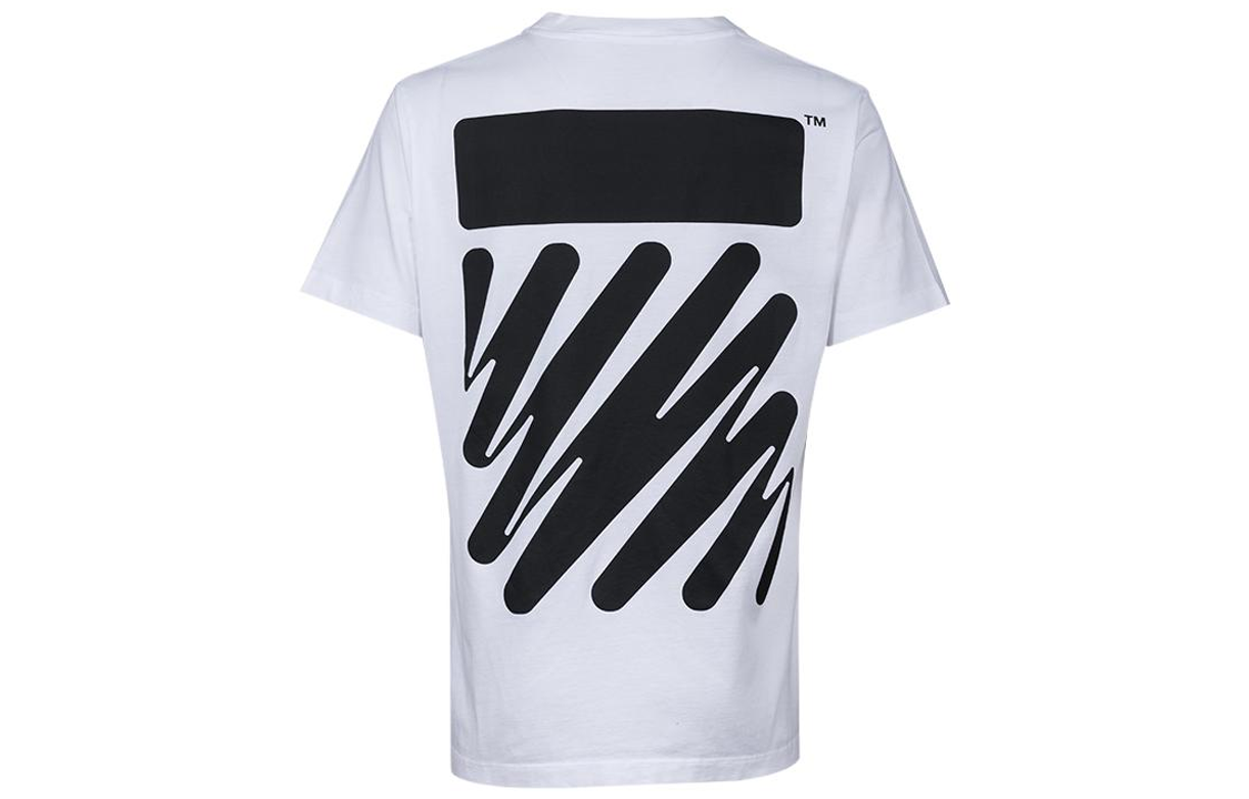 OFF-WHITE SS22 Zebra Print White Cotton T-Shirt  Short Sleeve OMAA027S22JER0100110 圖 2