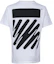 Order Camiseta Blanca OFF-WHITE SS22 Estampado Cebra Manga Corta Algodón. OMAA027S22JER0100110