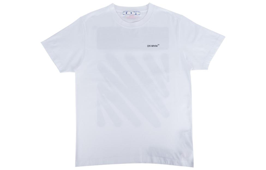 OFF-WHITE SS22 Zebra Print White Cotton T-Shirt  Short Sleeve OMAA027S22JER0100110 圖 3