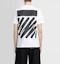 Details for Camiseta Blanca OFF-WHITE SS22 Estampado Cebra Manga Corta Algodón. OMAA027S22JER0100110