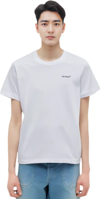 Camiseta Blanca OFF-WHITE SS22 Estampado Cebra Manga Corta Algodón. OMAA027S22JER0100110 Sizing Camiseta Blanca OFF-WHITE SS22 Estampado Cebra Manga Corta Algodón. OMAA027S22JER0100110