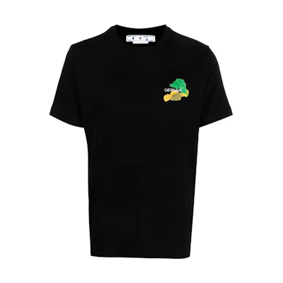 OFF-WHITE SS23 Arrow Graphic Crewneck Short Sleeve Tee Black OMAA027S23JER0041084