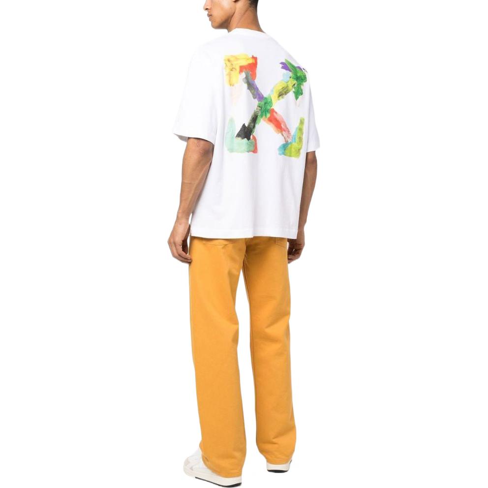 Purchase OFF-WHITE SS23 箭头图案印花白色短袖T恤 常规版型 OMAA120S23JER0010184