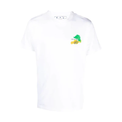 OFF-WHITE SS23 Arrow Print Crewneck Short Sleeve T-Shirt White Men’s OMAA027S23JER0040184