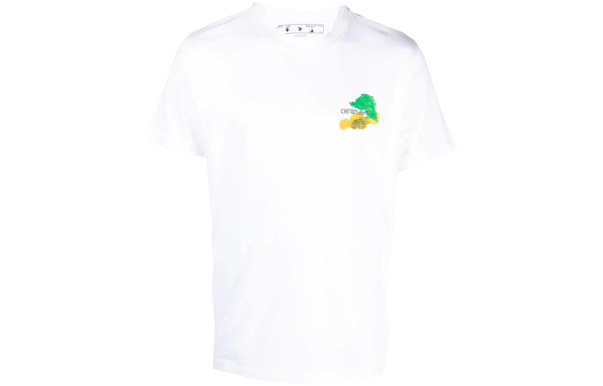 OFF-WHITE SS23 Arrow Print Crewneck Short Sleeve T-Shirt White Men’s OMAA027S23JER0040184 圖 2