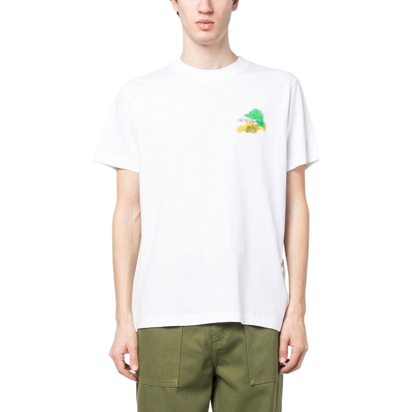 OFF-WHITE SS23 Arrow Print Crewneck Short Sleeve T-Shirt White Men’s OMAA027S23JER0040184 圖 3