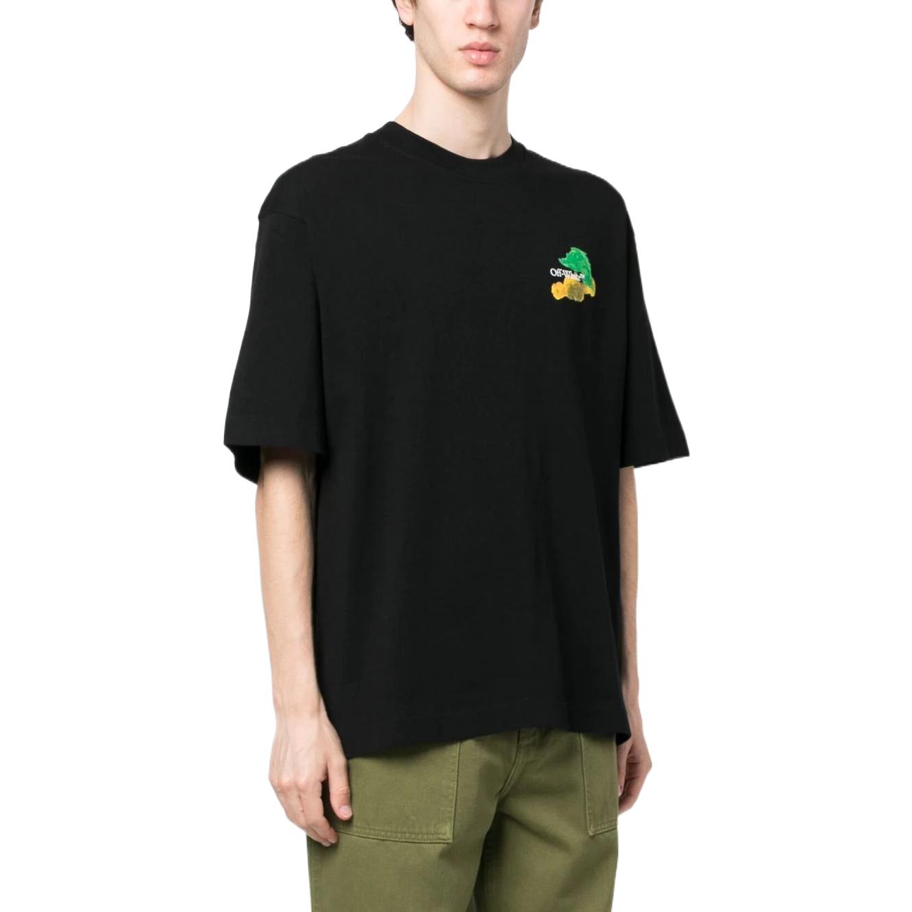 OFF-WHITE SS23 Arrow Print Crewneck Short Sleeve T-Shirt Black -  Regular Fit OMAA120S23JER0011084 圖 5
