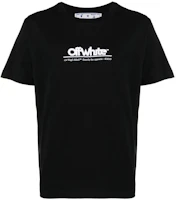 OFF-WHITE SS23 Black Logo Embroidered Crewneck T-Shirt ( Regular Fit) OMAA027S23JER0081001 OFF-WHITE SS23 Black Logo Embroidered Crewneck T-Shirt ( Regular Fit) OMAA027S23JER0081001