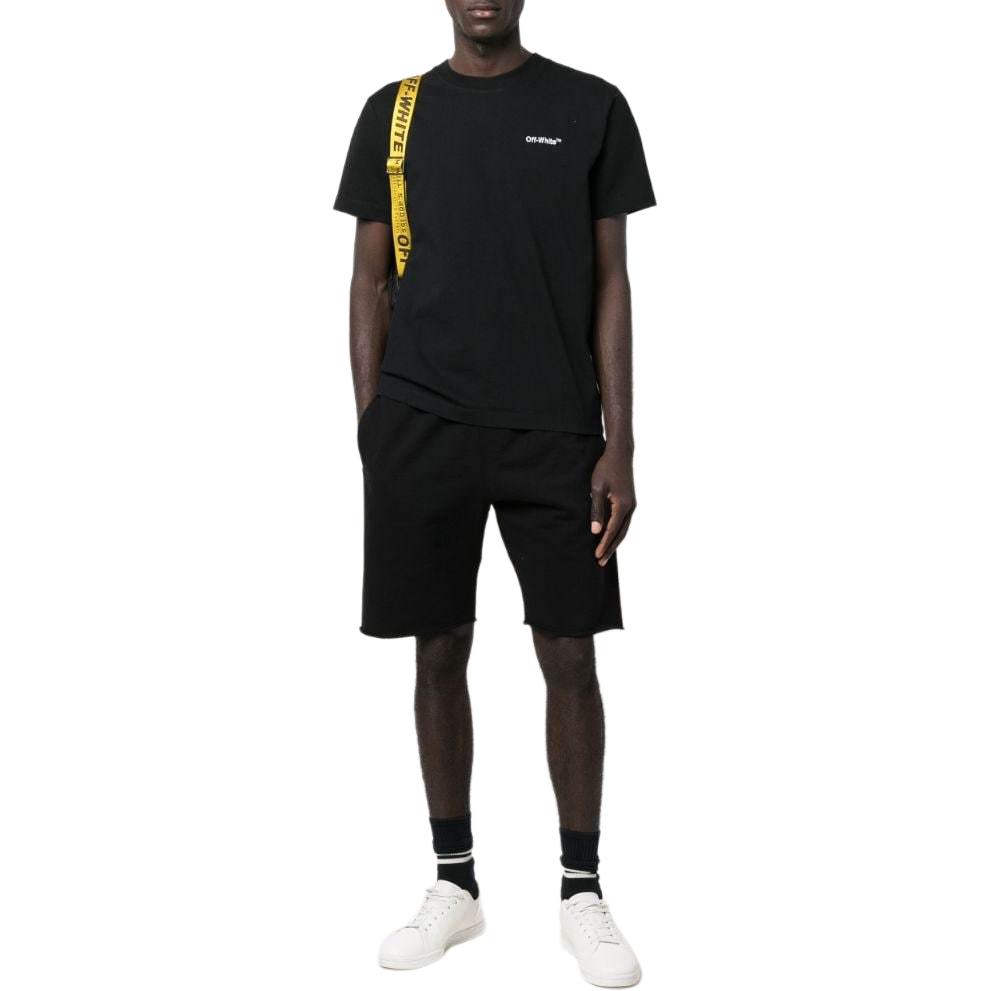 OFF-WHITE SS23 Black Logo Print Crewneck T-Shirt OMAA027C99JER0091001 圖 5