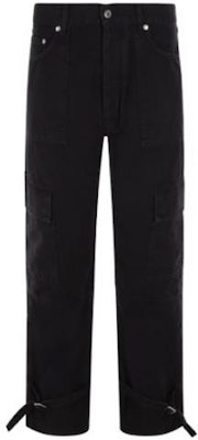 OFF-WHITE SS23 Black Twill Printed Buckle Detail Cargo Pants Menswear OMCE033S23FAB0011010 Order OFF-WHITE SS23 Black Twill Printed Buckle Detail Cargo Pants Menswear OMCE033S23FAB0011010