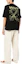 Purchase OFF-WHITE SS23 黑色短袖图案T恤 OMAA120S23JER0021017