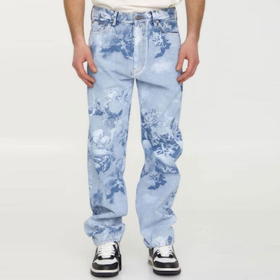 OFF-WHITE SS23 Seluar Jeans Cetakan Grafik Biru Regular Fit Malaysia. OMYA138S23DEN0034000 Shop OFF-WHITE SS23 Seluar Jeans Cetakan Grafik Biru Regular Fit Malaysia. OMYA138S23DEN0034000