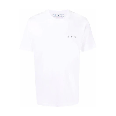 OFF-WHITE SS23 Graphic Print Crewneck Regular Fit T-Shirt White OMAA027C99JER0050110