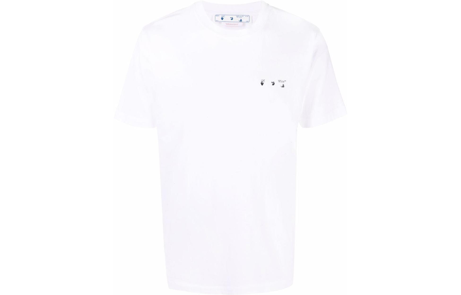 OFF-WHITE SS23 Graphic Print Crewneck Regular Fit  T-Shirt White OMAA027C99JER0050110 圖 2